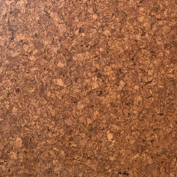 Deep, rich toned cork floor tile